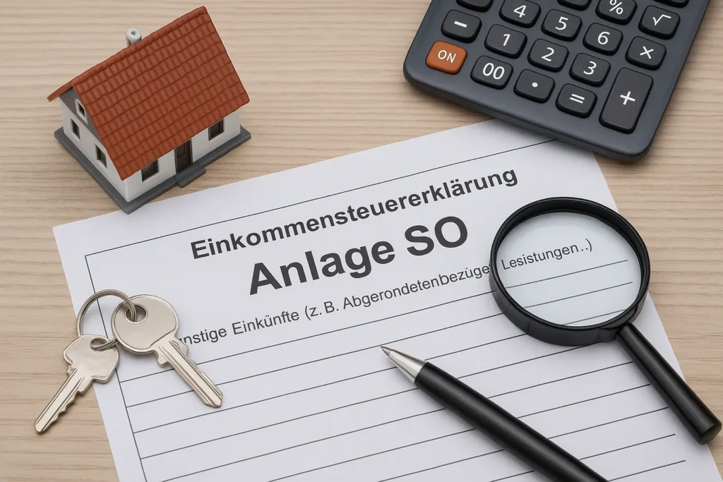 Hausverkauf Steuererklärung!